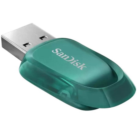 SanDisk Pendrive Ultra Eco 64GB USB 3.2 - Fabricado con 70% Plástico Reciclado - Hasta 100 MB/s - Modelo SDCZ96-064G-G46